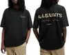 Marca de Tendencia de Código Europeo Transfronterizo All Saints Santuario Subterráneo Algodón Wo