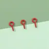 Tornillos Ojo de Oveja de Hierro Pintado en Spray de Colores, Clavos de Cuerno de Oveja, Materiales para Llaveros, Accesorios para Joyería Hecha a Mano DIY