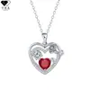 Nuevo Estilo Regalo Collar Corazón de Rosa con Circonita para Mujer, Lujo Ligero, Gama Alta, Moda de Nicho, Cadena Versátil para Clavícula Colgante para Mujer