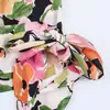 Para Comercio Exterior Europeo y Americano Transfronterizo Ropa de Mujer Aliexpress Más Vendido Verano Cuello Alto Cinturón de Corbata Dobladillo Irregular Camisa de Gasa