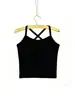 Top Corto de Tirantes Camisola para Mujer, Top Tubo Cruzado de Primavera, Crop Top Ajustado, Mayoreo