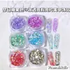 Ventas Directas de Fábrica Color Caramelo Japonés y Coreano Brillo Lentejuela Joyería para Uñas Hielo Transparente Vitalidad Material de Decoración para Uñas con Brillo