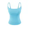 Camisola Refrescante de Verano 11 Colores 2026 Nuevo Estilo con Copas, Espalda Descubierta, Corte Ajustado, Favorecedor, Hermoso Top de Tirantes