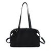 Bolsa de ante francesa para axila, nova coleção outono/inverno 2026, bolsa tote retrô americana, adequada para o trabalho e uso casual, bolsa de ombro e bolsa de mão