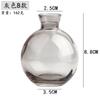 Vaso de Vidro Transparente Cor Dourada Pintado à Mão Novo Luxo Leve Transfronteiriço Conjunto de Três Peças Arranjo de Flores Dispositivo Hidropônico de Flores Ornamentos Artesanais