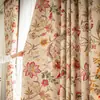1 Peça Novas Cortinas Multicores Estilo Europeu e Voils para Decoração de Sala de Estar e Quarto, Voils Decorativos Personalizados com Passagem para Varão