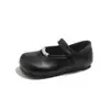 Zapatos Individuales Pequeños con Perlas para Niñas, Zapatos de Princesa, Nuevos Mocasines de Suela Suave, Zapatos de Cuero para Niñas 2026, Zapatos Casuales de Rendimiento para Niños