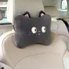 Par de Almofadas de Assento de Carro Fofas de Desenho Animado Exclusivas Transfronteiriças Personalizadas, Almofada de Encosto de Cabeça de Carro, Protetor de Pescoço para Uso em Veículo