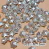 Celebridad de Internet Uñas Copo de Nieve Diamante Alta Calidad Super Brillante Blanco Punta Inferior Copo de Nieve Navideño Diamante Lazo Decoración de Uñas DIY