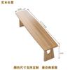Mesa de Comedor y Sillas de Madera Maciza Estilo Japonés Combinación Hogareña Apartamento Pequeño Estilo Silencioso Rectangular Escritorio de Tronco Banco de Trabajo de Diseñador