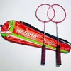 Raquete de Badminton para Adultos, Raquete Dupla, Alta Elasticidade, Raquete de Pena Mista para Homens e Mulheres, Raquete de Treinamento para Iniciantes, Bolsa de Bolas Leve
