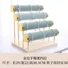 Soporte Sencillo para Pulseras de Joyería Dorado de Tres Niveles Soporte de Exhibición para Pulseras de Reloj Soporte para Pulseras Adorno de Mostrador Soporte de Exhibición