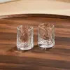 Copos de Água de Vidro Estilo Chinês para Uso Doméstico, Conjunto de Copos para Sala de Estar, Resistente a Altas Temperaturas, para Receber Convidados, Fazer Chá, Beber Água, Conjunto de Chá de Alta Qualidade