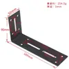 Suporte Triângulo de Aço Inoxidável, Suporte de Cantoneira em L Reto, Suporte de Ângulo de 90 Graus, Suporte de Ângulo Ajustável com Acessórios de Placa de Ferro