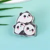 Lindo Panda Flor Caricatura Sello Decorativo Clip para Regalo Clip para Notas Clip Acrílico PP Clip Personalizado Clip para Unión de Exámenes