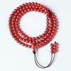 Pulsera de cinabrio natural arena dorada púrpura pulsera de cuentas de 108 círculos múltiples amuleto de año de nacimiento para hombres y mujeres suerte venta al por mayor