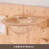 Accesorios para Marco de Escalada para Gatos con Tablero Perforado para Apartamentos Pequeños, Escalera de Escalada para Gatos que Ahorra Espacio, Casa para Gatos Montada en la Pared, Estante Integrado para Gatos, Tabla de Salto para Gatos