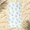Toalla de Playa Sanrio Patrón de Dibujos Animados para Niños Gato Kitty Estampado Toalla de Baño Microfibra Secado Rápido para la Playa Toalla de Natación