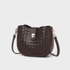 Bolsas 2026 Nuevas Bolsas para Mujer Primavera y Verano Bolso de Hombro de Cuero Genuino Bolso Cruzado Moda de Gama Alta Bolso Tejido para Commuter