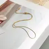 Colar de Titânio Venda Quente Transfronteiriça Simples de Aço Inoxidável Versátil de Alta Qualidade Corrente Regular para Clavícula Corrente Atacado