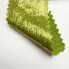 Tecido com estampa de dedo listrada hot stamping dourado tiras de beleza tiras caneladas bolinhas moderno brilhante tecido para fantasia de apresentação de dança palco