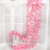 Decoração de Teto para Esconder Imperfeições, Bolas de Flor de Rattan Artificial, Plantas Verdes, Hall de Exposição de Hotel Loja de Flores Ornamentos Pendentes de Flor de Glicínia