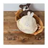 Novedad para Primavera 2026~ Súper Lindo Sombrero de Pescador de Conejo Estilo Coreano para Bebés y Niños Pequeños, Versátil Sombrero de Sol para Bebé, Sombrero de Cubo con Protección Solar