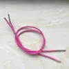 Hebilla de Hierro de 2 mm Cuerda Elástica para Mascarilla Cuerda Elástica Cuerda Elástica Hebilla Metálica Cordón con Púa Bolsa de Archivo Cuerda para Encuadernación de Libros de Hojas Sueltas