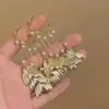 Pendientes Étnicos Estilo Retro con Borlas de Nube, Nuevo Estilo Chino, Tendencia Nacional, Diseño Largo, Nicho, Gama Alta, Lujo Ligero, Joyería para Orejas Premium