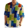 2024 moda casual transfronteriza temu solapa estampado 3D gato hombre manga corta camisa casual
