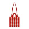 Bolsa feminina crossbody moda versátil xadrez bolsa tote versátil outono e inverno bolsa de ombro