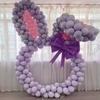 Tubo de Plástico de Aluminio Boda Tubo de Estilismo de PVC Fondo de Escenario Guía de Carretera Arco Tubo Flexible Poste de Flor de Arte en Papel Grande