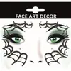 Maquillaje de Fiesta y Vacaciones Europeo y Americano Pegatinas Faciales Autoadhesivas Polvo Brillante Tema Dibujos Animados Halloween Navidad con Pegatinas de Diamantes