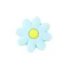 Contas de margarida de silicone, pingentes de pulseira de flor de girassol colorida, acessórios, acessórios de vestuário DIY, decorações