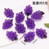 Paisaje en Miniatura Simulación Frutas Luminosas Verduras Comida Juguete Figura de Resina Pinza para el Cabello Decoración DIY Accesorios Figura Pequeña Tridimensional
