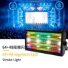 Luz estroboscópica LED a todo color de 64+48 segmentos para bodas, bares, salas de transmisión en vivo, iluminación ambiental, actuaciones en escenarios y iluminación de matriz