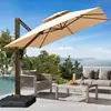 Sombrilla Mojia, Sombrilla para Terraza Exterior, Sombrilla Grande, Sombrilla de Exterior, Sombrilla Solar Grande, Sombrilla Romana Exterior para Jardín de Villa