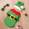 Roupas para Animais de Estimação de Natal para Cães Pequenos, Médios e Grandes, Casacos de Algodão Teddy, Roupas de Rena para Gatos e Cães Outono e Inverno Atacado