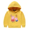 Suéter con Capucha para Niños 2023 Otoño e Invierno Niños y Niñas Camiseta de Manga Larga Forrada de Felpa para Niños Chaqueta Abrigo Engrosada para Niños