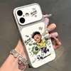 Adecuado para Apple 18Promax Estrella de Fútbol de Dibujos Animados Copa del Mundo de Fútbol Teléfono Móvil iPhone Funda Blanda y Dura Personalización UV