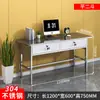 Escritório de aço inoxidável 304 fábrica limpa oficina livre de poeira laboratório mesa de computador com gaveta console espessado