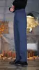 Pantalones de trabajo de verano finos estilo bolsillo con cremallera para hombre, pantalones casuales de pierna recta, pantalones de vestir versátiles de corte holgado para hombre