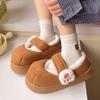 ZJ Pantufas de Algodão Patinha de Gato Macias e Fofas para Mulheres, Pantufas de Inverno para Casa com Sensação de Amortecimento Macio, Novas Pantufas de Verão para Uso Externo Femininas