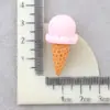 Diadema de Helado Juguete de Comida Pasador Cono Artificial DIY Funda para Teléfono Casera Pegamento de Crema Resina DIY Accesorios de Helado
