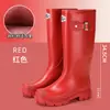 Botas de lluvia altas para mujer, zapatos impermeables antideslizantes, zapatos de goma, zapatos de trabajo, botas de lluvia para cocina y camping, zapatos especiales para buscar en la playa