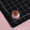 Acessórios de Resina de Chocolate para Simulação Miniatura 3D Cola de Creme Chaveiro DIY Capa de Celular Artesanal Acessórios de Cabelo Venda por Atacado
