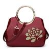 Bolsa de Mão Feminina Nova Moda 2026 Couro Verniz Vermelho Transfronteiriça, Bolsa Feminina Formato Concha Couro Brilhante, Bolsa de Ombro Único Transversal Atacado
