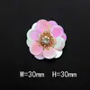 Pegatinas de Flor de Lentejuelas y Cuentas Hechas a Mano Color Florales tamaño pequeño Accesorios de Ropa DIY Zapatos Bolsa Parches Decorativos Cosidos a Mano