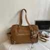 Bolsa Tote Casual Estilo Coreano de Gran Capacidad Modelo Nuevo 2025 Bolso de Hombro Simple Versátil para Viajes al Trabajo, Uso Diario y Clase Bolso Cruzado