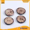 Fabricantes Fornecem Várias Especificações de Roupas de Fora Planas e Corta-Ventos com Botões Naturais Bn80046 # Botão de Coco de 2 Furos